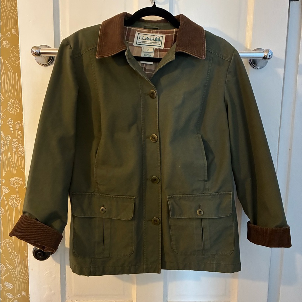L.L. Bean barn jacket with flannel lining